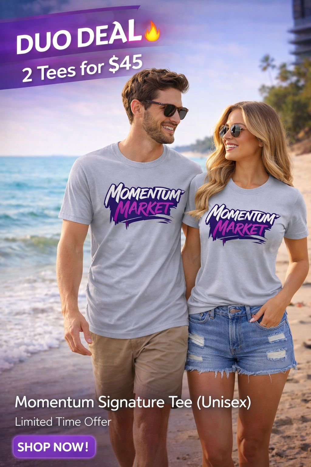 Momentum Signature Tee (Unisex) – Duo Bundle